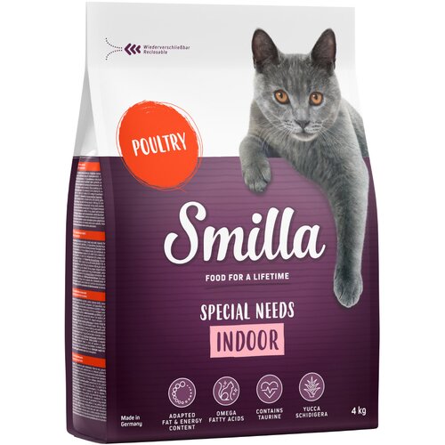 Smilla suha mačja hrana 4 kg po posebni ceni! - Adult Indoor perutnina Cijene