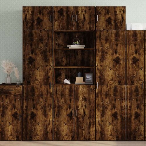  Visoka komoda boja hrasta 70x42 5x185 cm od konstruiranog drva Cene