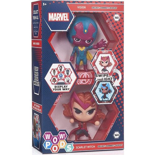 Marvel WOW! POD set LED figura Vision i Scarlet Witch Slike