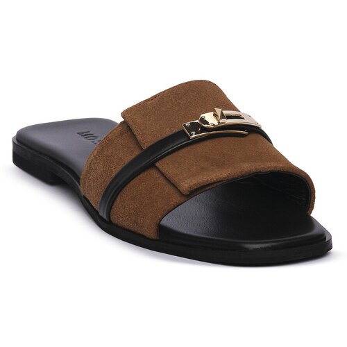 Mosaic Sandali & Odprti čevlji CUOIO PADLOCK Kostanjeva Cene