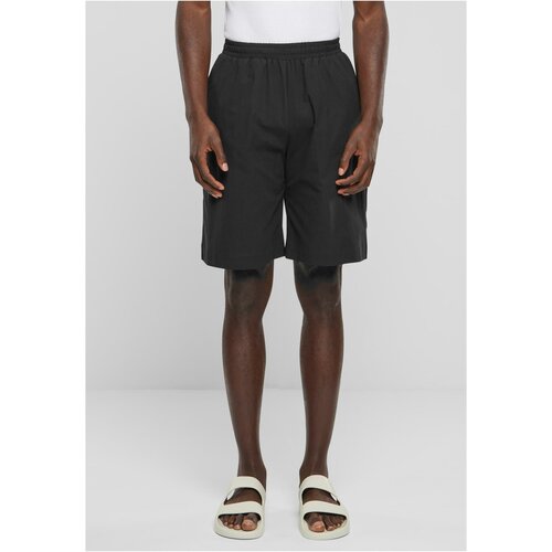 UC Men Men's Wide Crepe Shorts - Black Slike