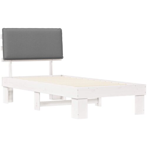  Krevetni okvir s tapiciranim uzglavljem Svijetlo siva Svjetlosiva 90 x 200 cm Slike