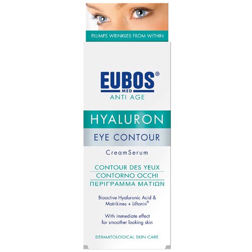 Eubos Anti Age Hyaluron, kremni serum za predel okoli oči Slike
