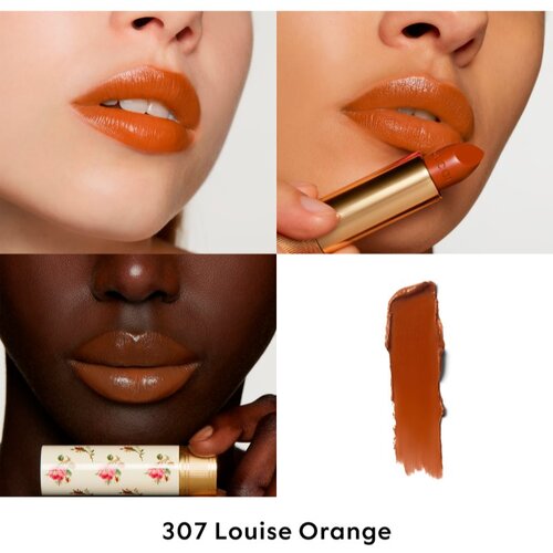Gucci Beauty Rouge &amp;agrave; L&amp;egrave;vres Voile sjajilo za usne nijansa 307 Louise Orange 3.5 g Slike