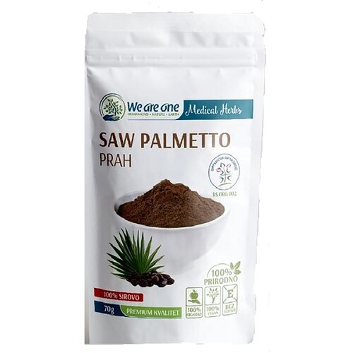We Are One Saw palmetto u prahu organski, wao, 70g Cene