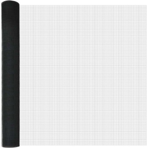 vidaXL Zavarena ogradna žica s 13 stupova siva 1.2x25 m čelik Cene