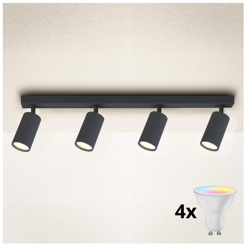  Brilagi - LED RGBW prigušiva spot svetiljka SELE 4xGU10/6W/230V antracit Cene