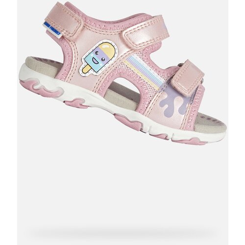 Geox Pink Girls Sandals Flaffee - Girls Slike