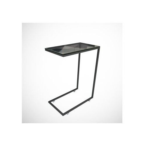 Woody Fashion callen - glass anthracite side table Slike
