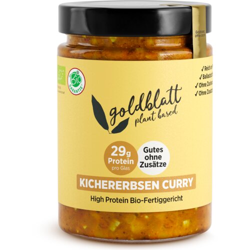Goldblatt Bio visokoproteinski pripravljen obrok - Čičerikin curry - 500 g Cene
