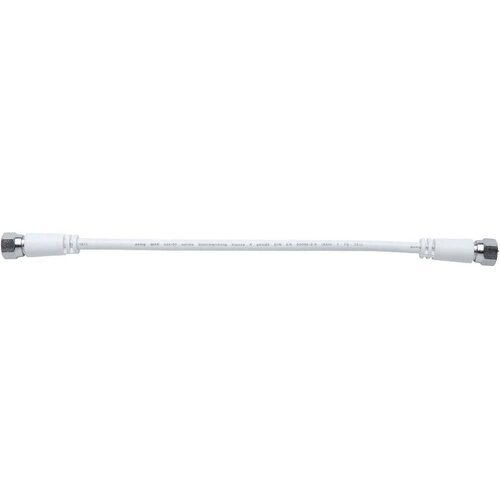 AXING SAT priključni kabel [1x F-vtič - 1x F-vtič] 0.30 m 85 dB bele barve, (20431935) Cene