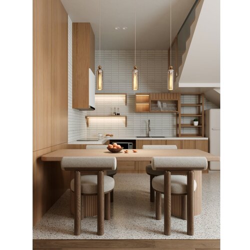  MAXLIGHT P0510 - Visilica na sajli CAMPANILA 1xE27/40W/230V prečnik 10 cm mesing/bež Slike