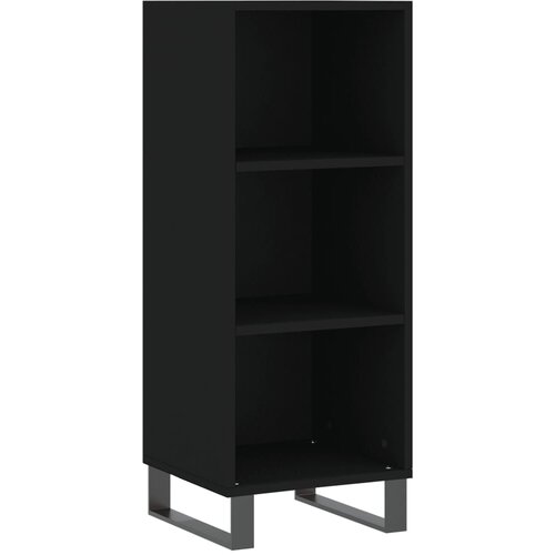 Maison Chic Komoda - Predalnik črna 34,5x32,5x90 cm inženirski les, (21715552) Slike