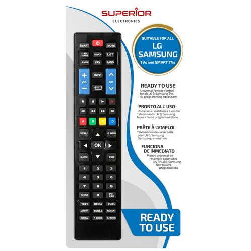Superior Daljinski upravljač za LG / Samsung TV i SMART prijemnik - RC LG / SAMSUNG TV SMART Slike
