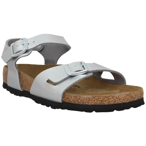 Birkenstock Sandali & Odprti čevlji Rio Birko Flor Metallic Enfant Silver Srebrna