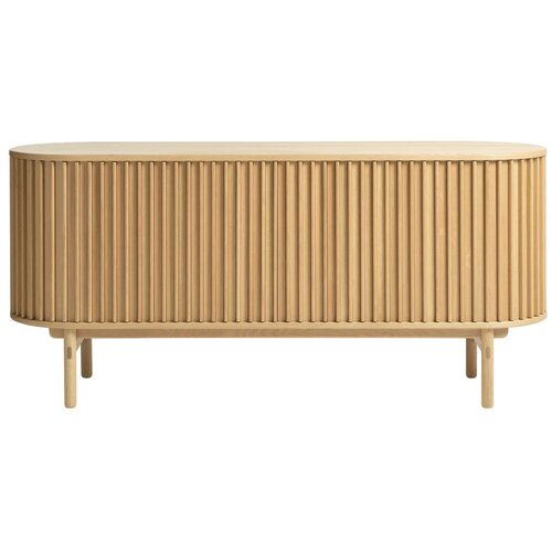 Unique Furniture Niska komoda u dekoru hrasta u prirodnoj boji 160x73 cm Carno - Slike