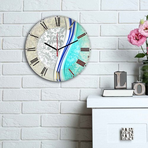 Wallity MDF Zidni sat 30cm Šareni Cene