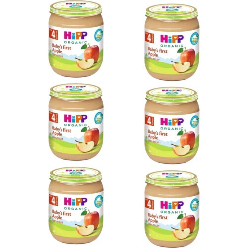 Hipp kašica, jabuka, 6x125g Slike