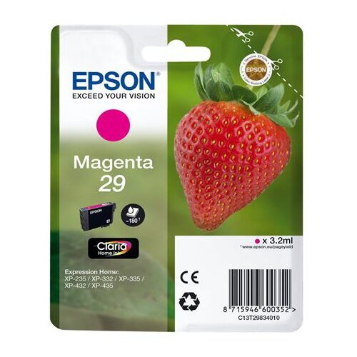 Epson Strawberry C13T29834012 spremnik s tintom 1 kom Original Standardni prinos Magenta Slike