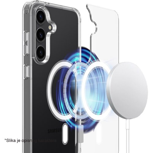  Maska za Samsung S25/ S931B Berlia Clear Mag Case Premium transparent Slike