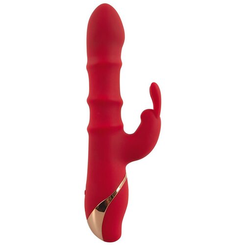 You2Toys Rabbit - vibrator s pokretnim prstenom (crveni) Cijene
