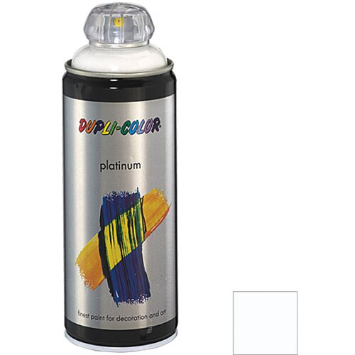 Dupli color Platinum Sprej s lakom u boji platinum RAL 9010 (Čisto bijele boje, 400 ml, Sjaj) Cijene