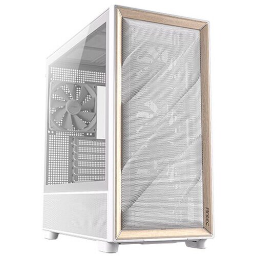 Antec Flux midi-ATX okno leseno belo/rjavo gaming ohi&scaron;je Cene