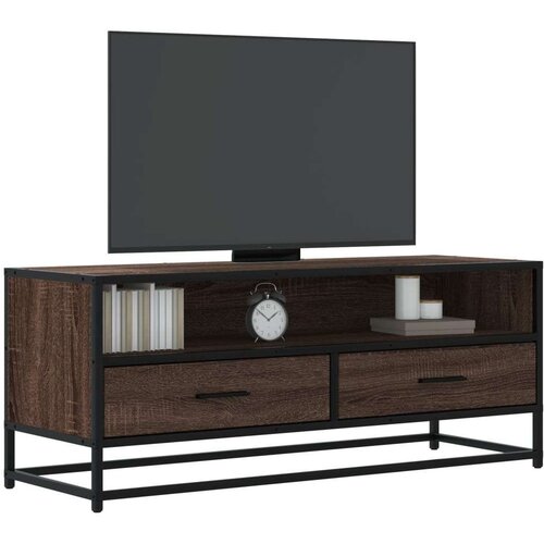 vidaXL TV ormarić boja smeđeg hrasta 100x34,5x40 cm konstruirano Cijene