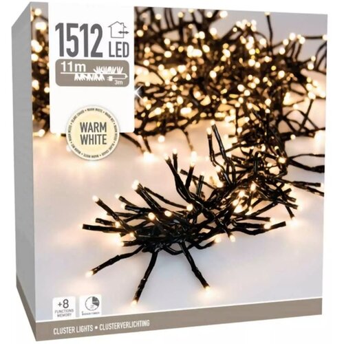 Koopman LED spoljni božićni lanac 1512xLED/230V/8 funkcija 14 m IP44 topla bela Cene