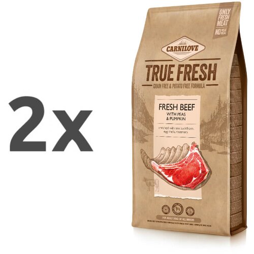 Carnilove dog adult true fresh - govedina 2 x 11,4 kg Cene