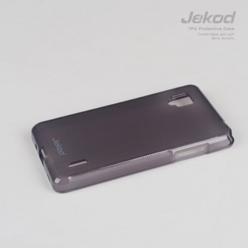 Jekod silikonski ovitek LG Optimus G E973 prozorno črn TPU/TB + Zaščitna folija Cene