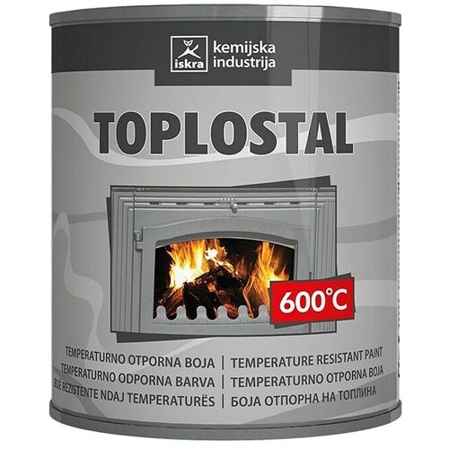  Lak u boji Toplostal 600&amp;deg;C (Srebrna, 750 ml) Slike