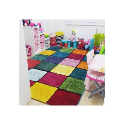 Conceptum Hypnose tepih (100x300) renkli kare Cene
