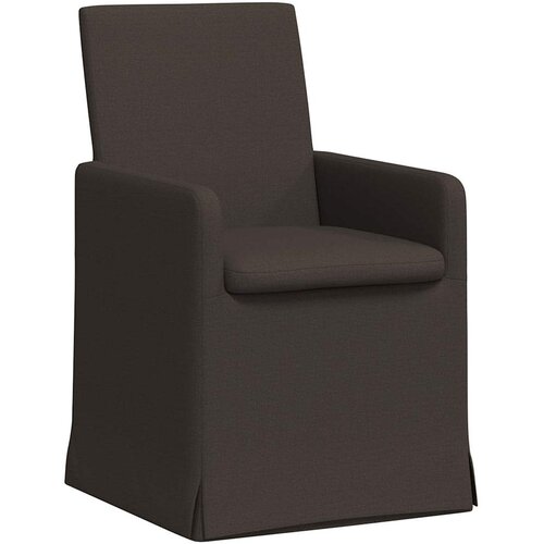  Trpezarijske stolice 2 pcs Tamno siva 57 x 67 x 95 cm Slike