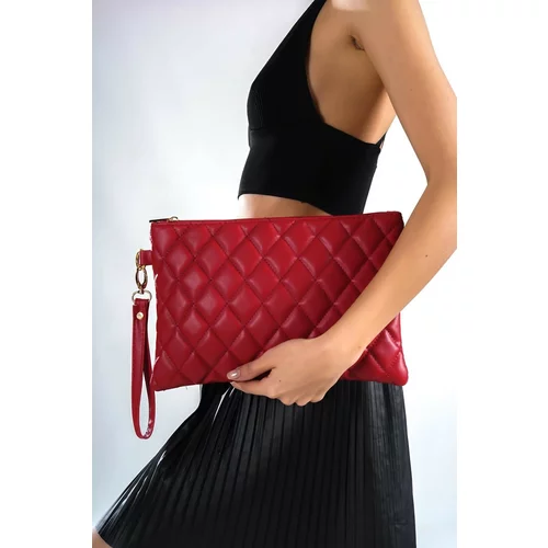 Capone Outfitters Capone Red Paris Quilted Red Women's Bag