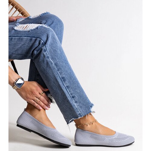 Gemre Gray fabric ballet flats Yafia Cijene