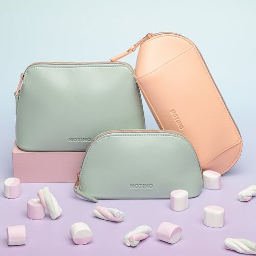 Notino Pastel Collection Cosmetic bag torbica za kozmetiku Green Slike