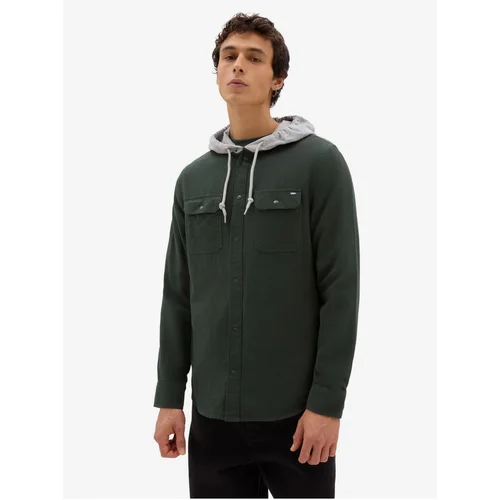 Vans Dark green men's hooded shirt Parkway II - Men