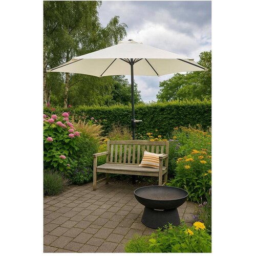  Aluminijumski suncobran 270 cm bež Slike