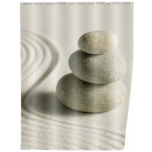 Wenko sive zavjese za kaduoo Sand, 180 x 200 cm