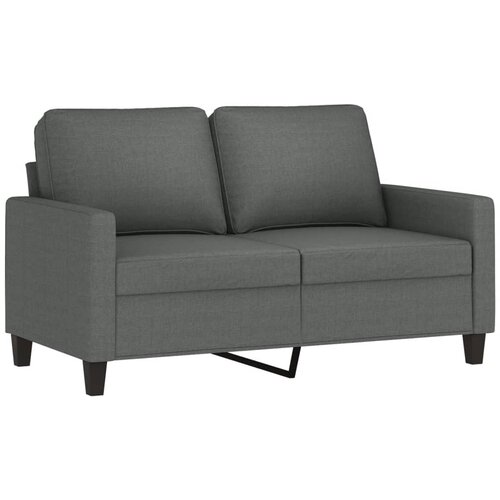  4-dijelni set sofa s jastucima tamnosivi od tkanine Slike