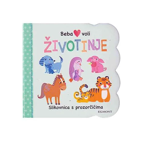  KARTONKA: BEBA VOLI ZIVOTINJE