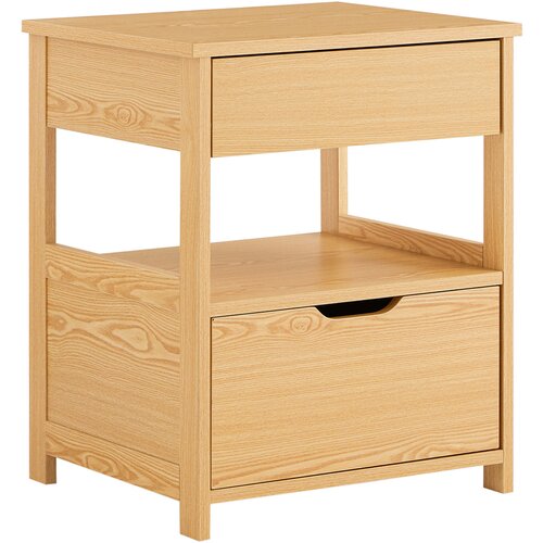 SoBuy Nočna omarica s predali 45x37x55cm FRG258-N, (22108658) Slike