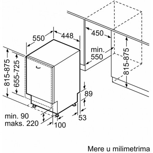 Bosch ugradna sudoma&amp;scaron;ina SPV2HKX39E Slike