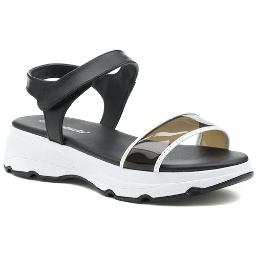 Polaris 315502.z 2Fx Black Woman Sport Sandals