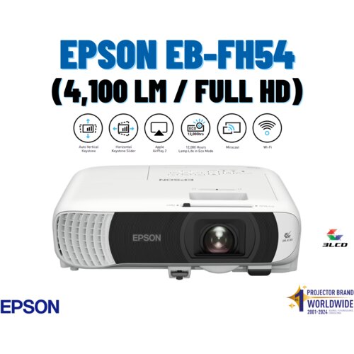 Epson EB-FH54 wifi (Full HD, 240 Hz, 4100 Ansi Lumen) model 2025/26 - Slike