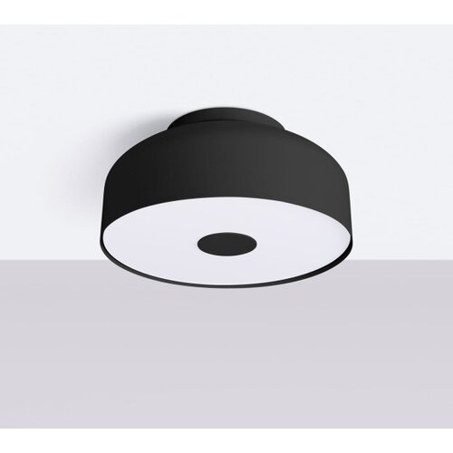 Sollux SL.1678 - plafonska lampa omiq 4xE27/15W/230V prečnika 30 cm crna Slike