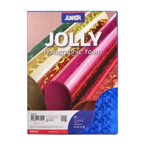 Junior jolly holographic foam hologramska pena a4 250g - odaberite boju plava ( 136182 ) Slike
