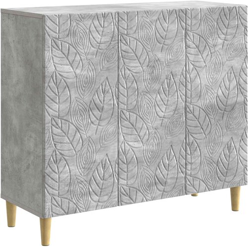 vidaXL Strani &scaron;al Betonsko siva 89 x 34,5 x 80 cm Inženirski les, (5000253302) Cene