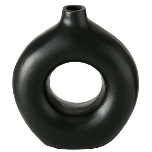  Vaza Boltze Ronella (19 x 8 x 23 cm, aluminij, črna)